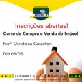 Anoreg-MT provome Curso de Compra e Venda de Imóvel, em Cuiabá-MT